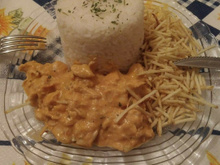 Estrogonofe de microondas