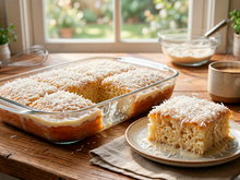 Fiz o verdadeiro toalha felpuda, o bolo mais molhadinho de coco gelado que já provei na vida