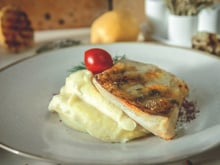 Purê de  batata doce