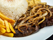 Fígado frito, acebolado
