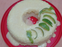 Bolo fácil de laranja/limão de micro-ondas