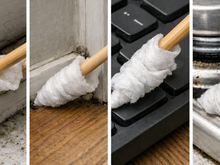 É só espetar um palito de madeira em um lenço de papel umedecido… todo mundo pergunta por que só descobriu isso agora