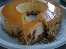 Pudim de paçoquinha