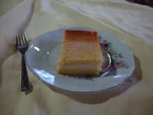 Bolo cremoso de fubá