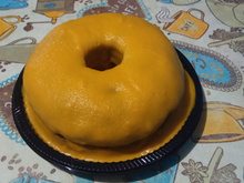 Bolo de chocolate com cobertura de cenoura