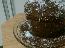 Panetone com recheio tipo prestígio