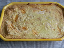 Bolo português de bacalhau