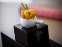 Escondidinho de camarão com kani