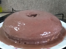 Bolo simples de microondas