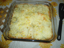 Lasanha de abobrinha com queijo gratinada (sensacional)
