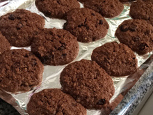 Cookie de aveia e passas