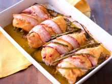 Frango com aspargos 