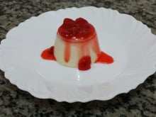 Pudim de creme de leite (Panna Cotta)