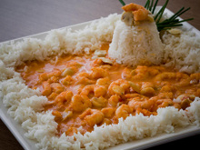 Estrogonofe de Camarão