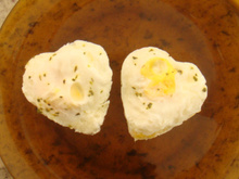 Ovo frito no microondas