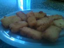 Polenta frita super fácil