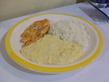 Creme de milho delicioso