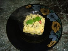 Risoto cítrico com amêndoas