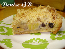 Torta de banana crocante