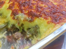 Escondidinho com batata baroa