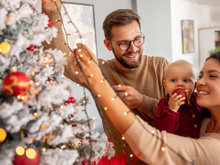 Nem vermelho, nem verde: essas são as cores em alta para a decoração de Natal 2024