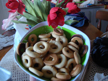 Rosquinhas amanteigadas de laranja