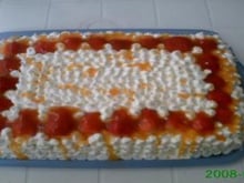 Torta de biscoito e doce de leite