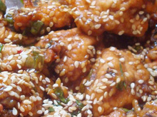 Frango ao molho de laranja chinês