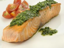 Salmão grelhado com Tabasco suave