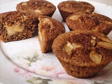 Cupcake de banana funcional