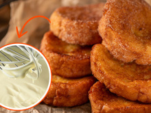 Troque a rabanada tradicional por essa versão recheada com creme de leite Ninho, não vai sobrar nem farelo depois da ceia de Natal!