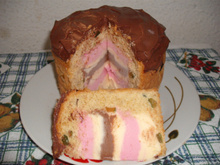 Panetone com Sorvete