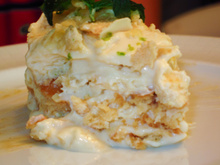 Pavê de mousse de limão