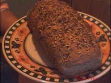 Pão de aveia com linhaça