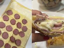 O enrolado de calabresa e queijo na massa de pastel do TudoGostoso virou meu lanche favorito