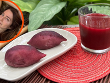 "Acordo com fome": o suco com batata-doce que Letícia Spiller bebe no café da manhã, aprenda como fazer e saiba benefícios