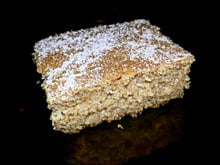 Bolo integral de maçã