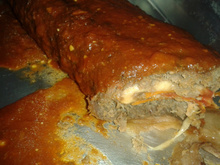 Rocambole de carne moída