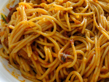 Macarrão ao molho de tomate 