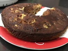 Bolo integral de banana da Cecília