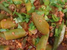 Carne moída com quiabo inesquecível