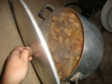 Galinha velha, receita de família