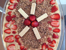 Torta de bolacha com bis
