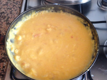 Camarão com abóbora