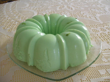 Pudim gelado de limão