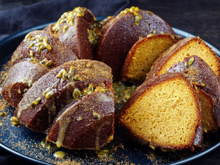 Bolo de maracujá com chocolate