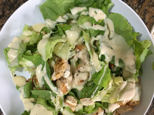 Salada imitando caesar