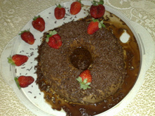 Pudim de brigadeiro