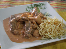 Estrogonofe de Carne
