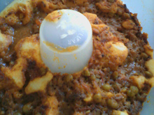 Torta rápida de sardinha no micro-ondas